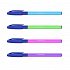 Στυλό   ErichKrause®U-109 neon stick&grip 1,0mm,μπλέ