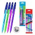 Σετ 4 στυλό διαρκείας ErichKrause R-301 Stick Neon 1.0, χρώμα μελανιού: μπλε (σε polybag)