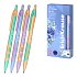 Στυλό με κουμπί ErichKrause XR-30 Matic&Grip Pastel Bloom 0.7, χρώμα μελανιού: μπλε (κουτί 12 τεμ.)