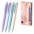 Στυλό rollerball με κουμπί ErichKrause TipFlow Matic Pastel Bloom 0.5, χρώμα μελανιού: μπλε (κουτί 12 τεμ.)